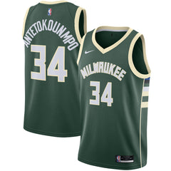 Nike Jersey Hombre Milwaukee Bucks Giannis Antetokounmpo Icn