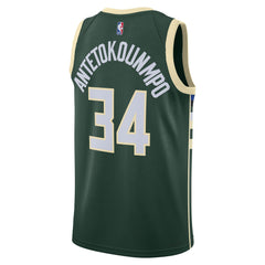 Nike Jersey Hombre Milwaukee Bucks Giannis Antetokounmpo Icn