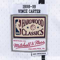 Mitchell and Ness Jersey Swingman Home Jersey 1998 Hombre Toronto Raptors Vince Carter Blanco