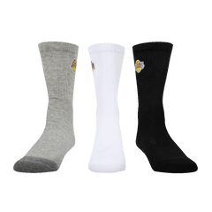 NBA Pack 3 Calcetín Unisex Los Angeles Lakers