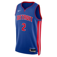 Nike Jersey Hombre Detroit Pistons Cade Cunningham Azul