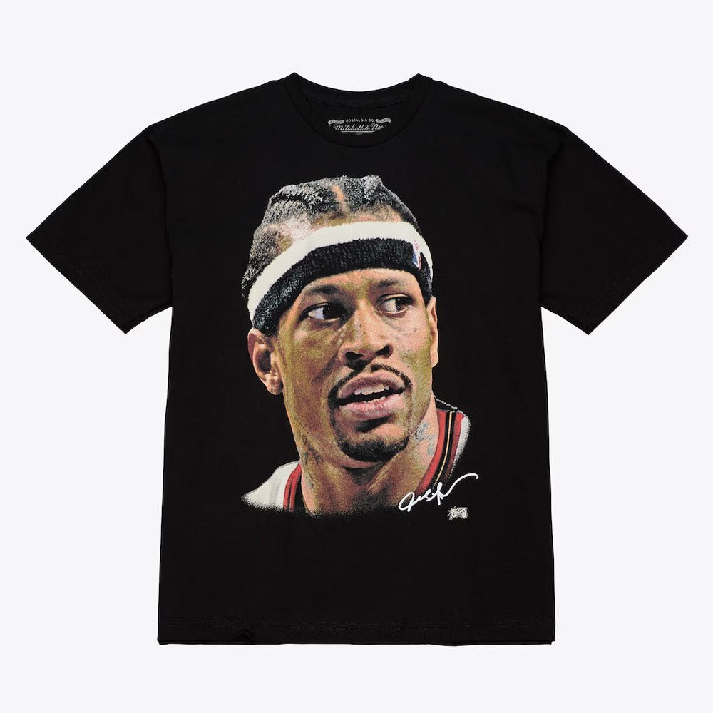 Mitchell and Ness Polera Big Face Tee Hombre Philadelphia 76Ers Allen Iverson - NBA Store Chile