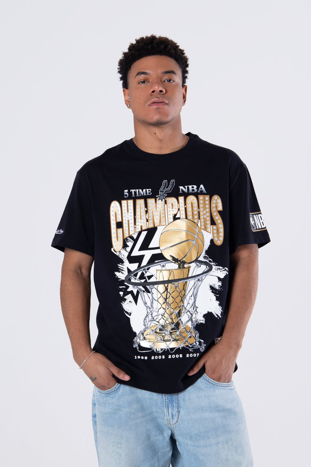 Mitchell and Ness Polera Champs Hombre San Antonio Spurs - NBA Store Chile