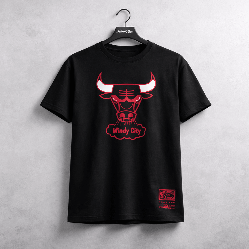 Mitchell and Ness Polera Graphic Logo Hombre Chicago Bulls - NBA Store Chile