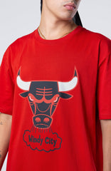 Mitchell and Ness Polera Graphic Logo Hombre Chicago Bulls - NBA Store Chile