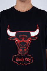 Mitchell and Ness Polera Graphic Logo Hombre Chicago Bulls - NBA Store Chile