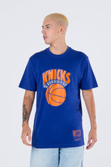 Mitchell and Ness Polera Graphic Logo Hombre New York Knicks - NBA Store Chile