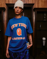 Mitchell And Ness Polera Hombre New York Knicks BAPE X M&N - NBA Store Chile