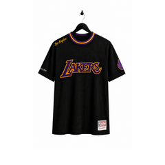 NBA Polera Match UP Hombre Los Angeles Lakers Negro - NBA Store Chile