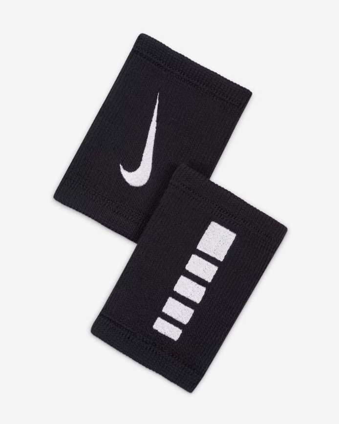 Nike Accesorios UNISEX Elite Double Wide Wrist Band Black - NBA Store Chile