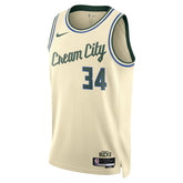 Nike Hombre Milwaukee Bucks Giannis Antetokounmpo Swingman City Edition 25 - NBA Store Chile