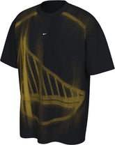 Nike Polera Worn With Obsession Hombre Golden State Warriors Negro - NBA Store Chile