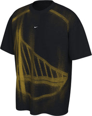 Nike Polera Worn With Obsession Hombre Golden State Warriors Negro - NBA Store Chile