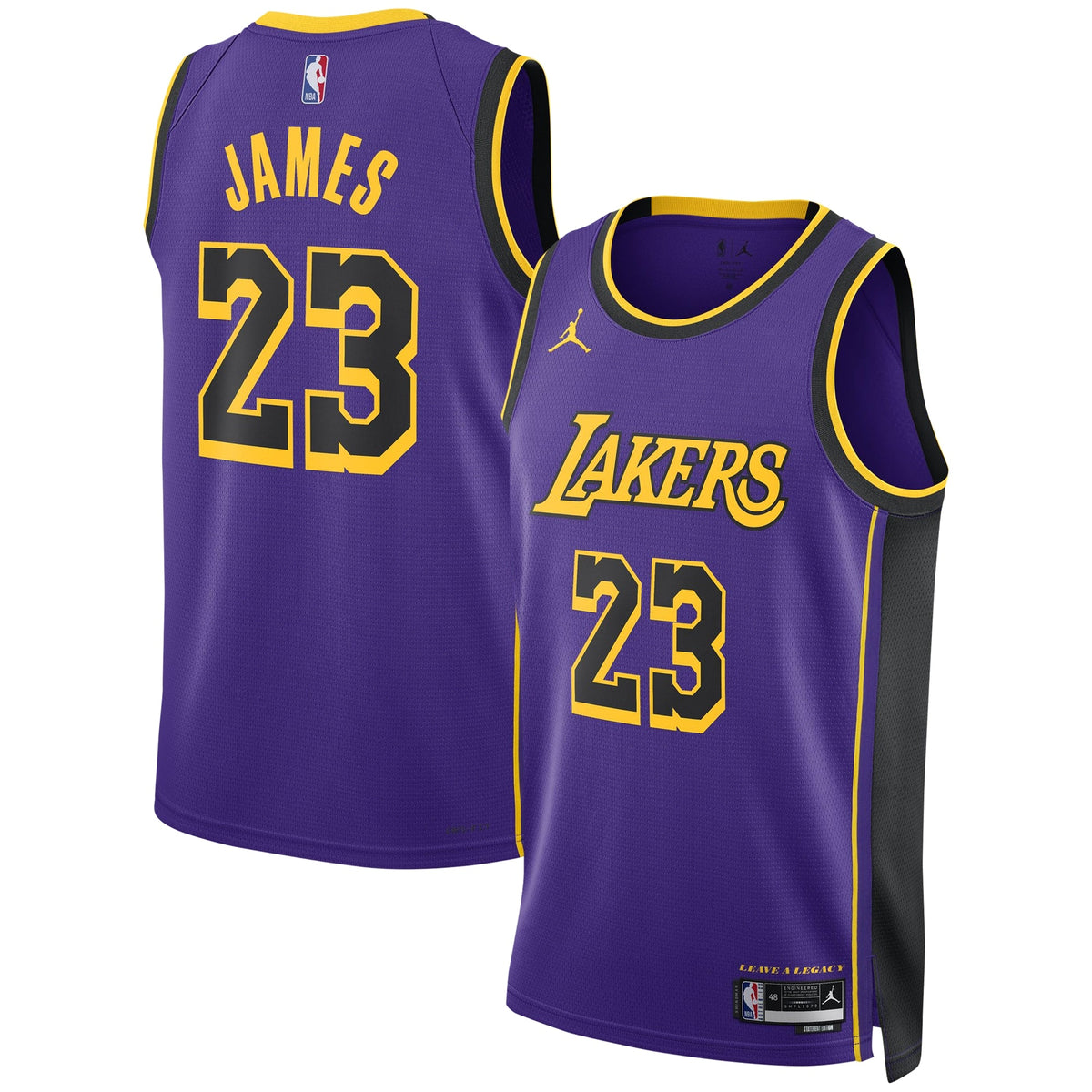 Jordan Jersey Hombre Los Angeles Lakers Lebron James STM