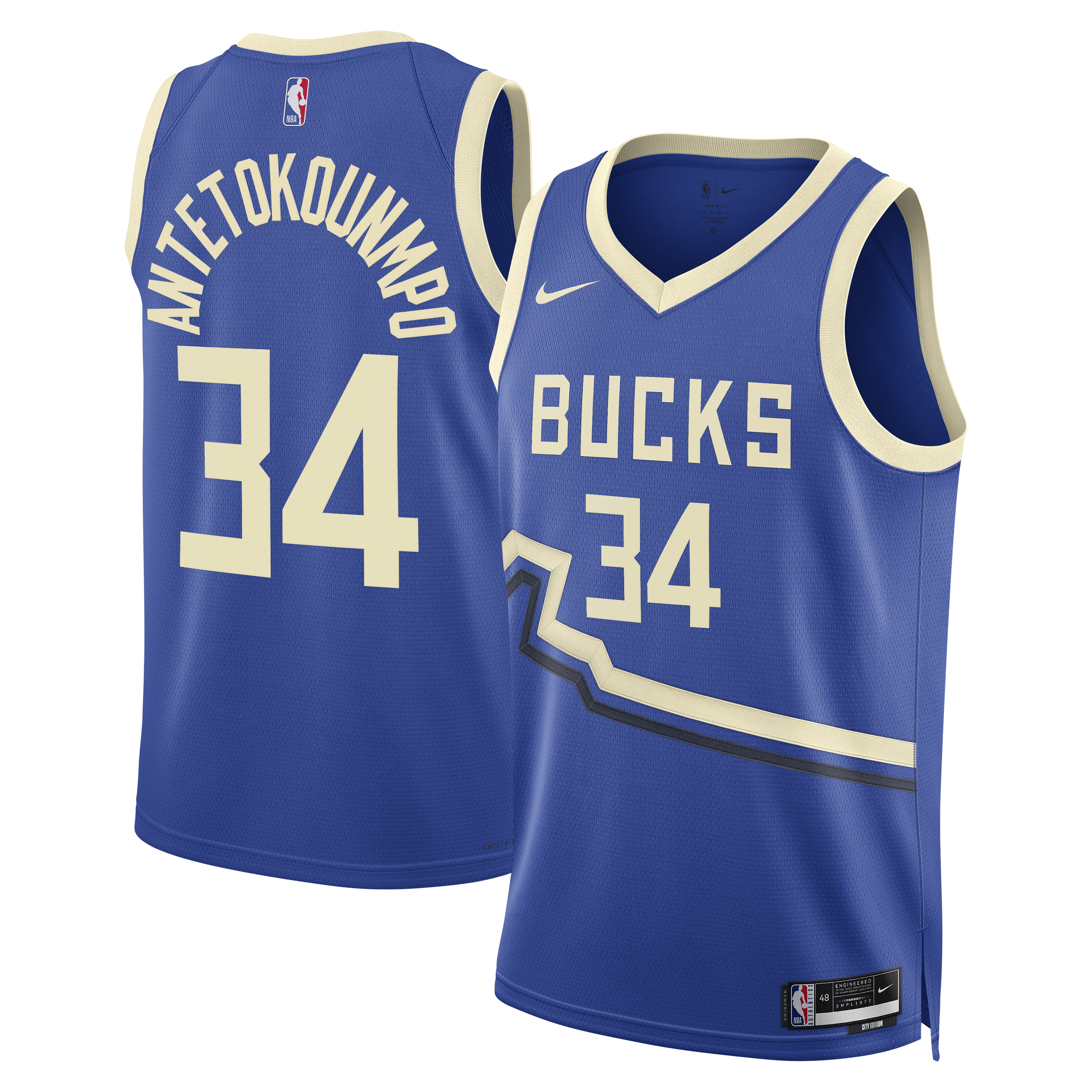 Nike Jersey Hombre Milwaukee Bucks Giannis Antetokounmpo CE