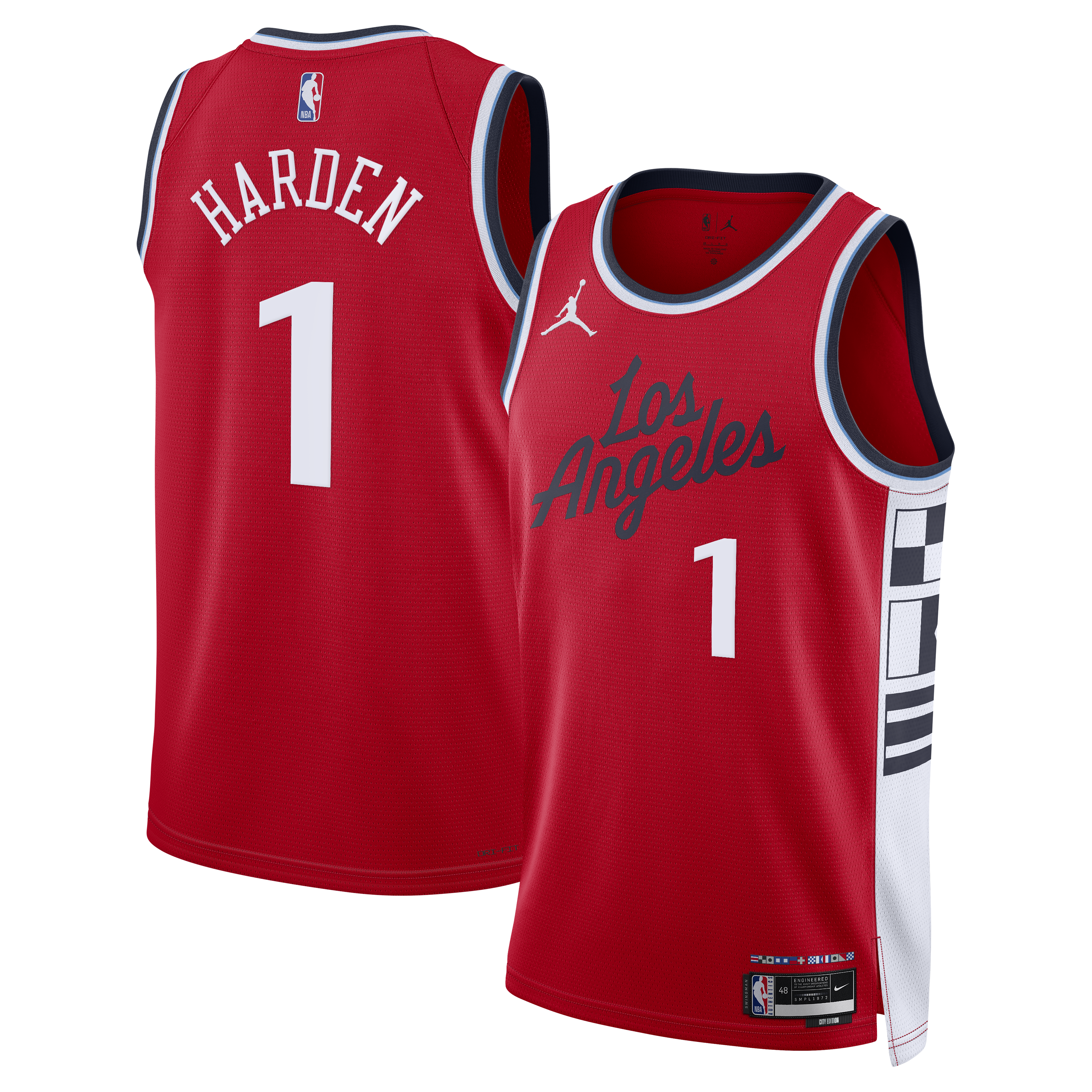 Jordan Jersey Hombre Los Angeles Clippers James Harden STM