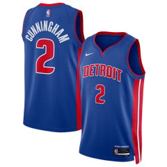 Nike Jersey Hombre Detroit Pistons Cade Cunningham Azul