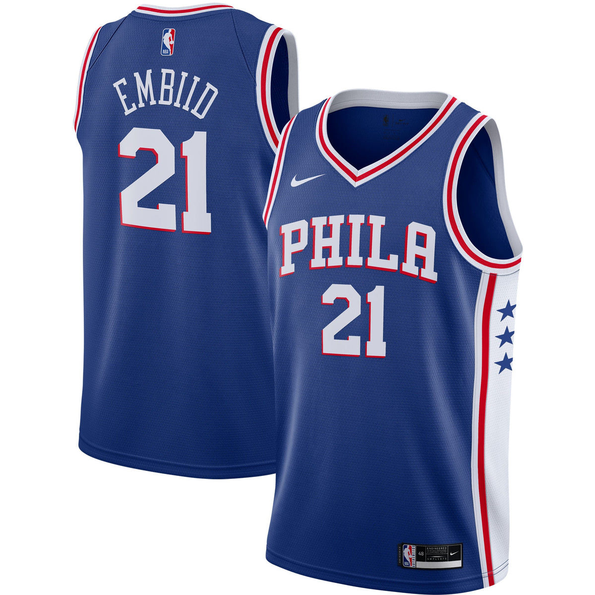 Nike Jersey Hombre Philadelphia 76ers Joel Embiid ICN