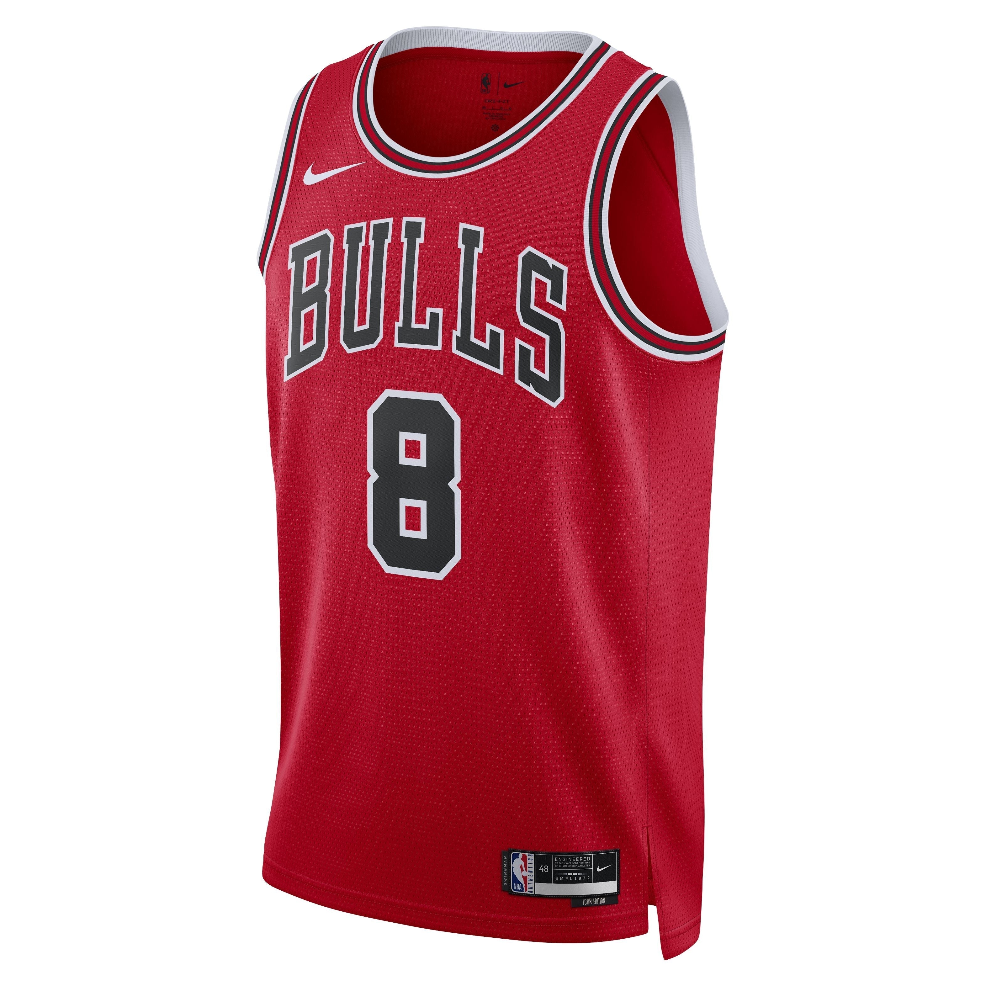 Nike Jersey Icon Hombre Chicago Bulls Zach Lavine