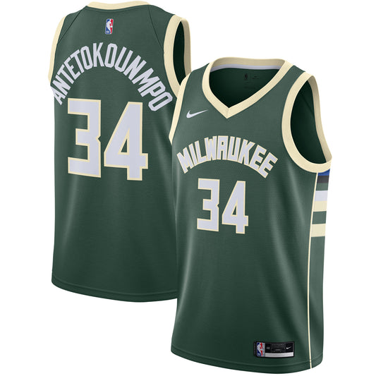 Nike Jersey Hombre Milwaukee Bucks Giannis Antetokounmpo ICN