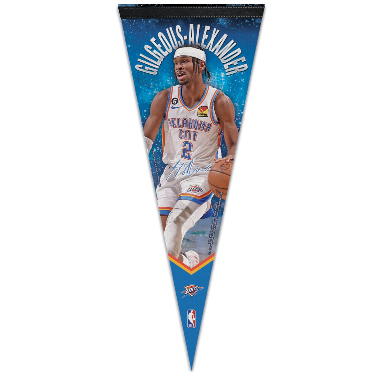 Wincraft Banderín Oklahoma City Thunder Shai Gilgeous-Alexander