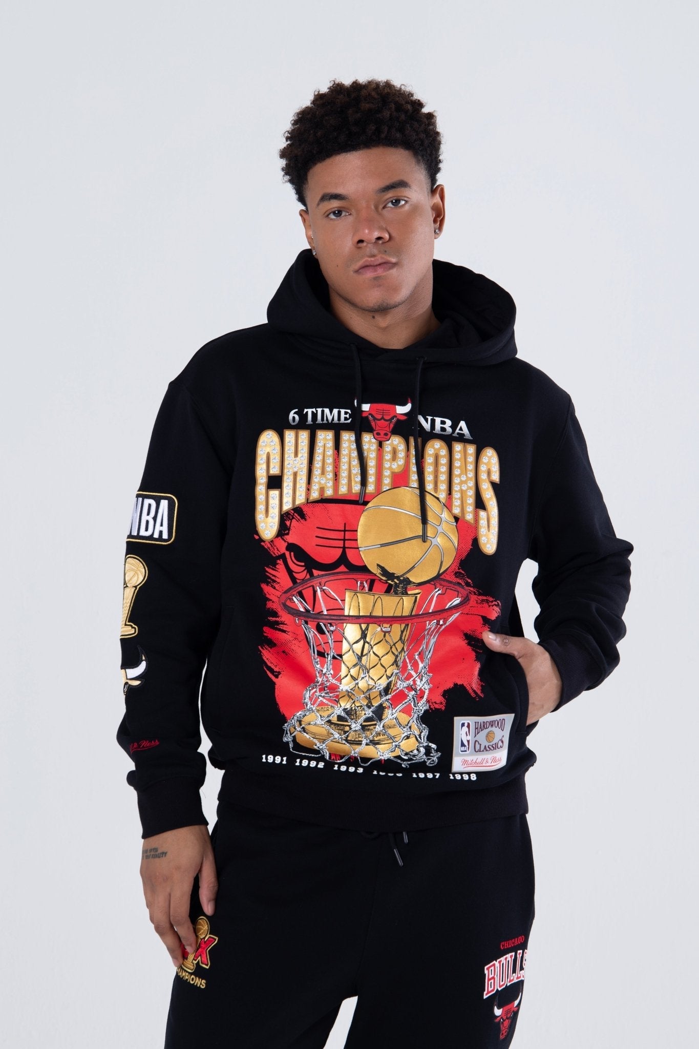Polerón Hombre Champs Chicago Bulls - Mitchell and Ness