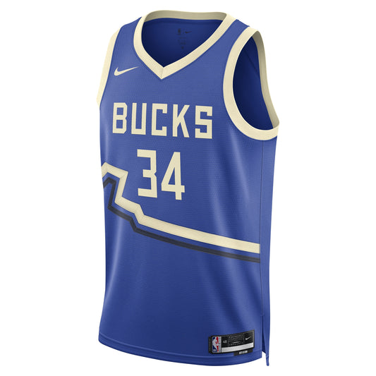 Nike Jersey Hombre Milwaukee Bucks Giannis Antetokounmpo CE