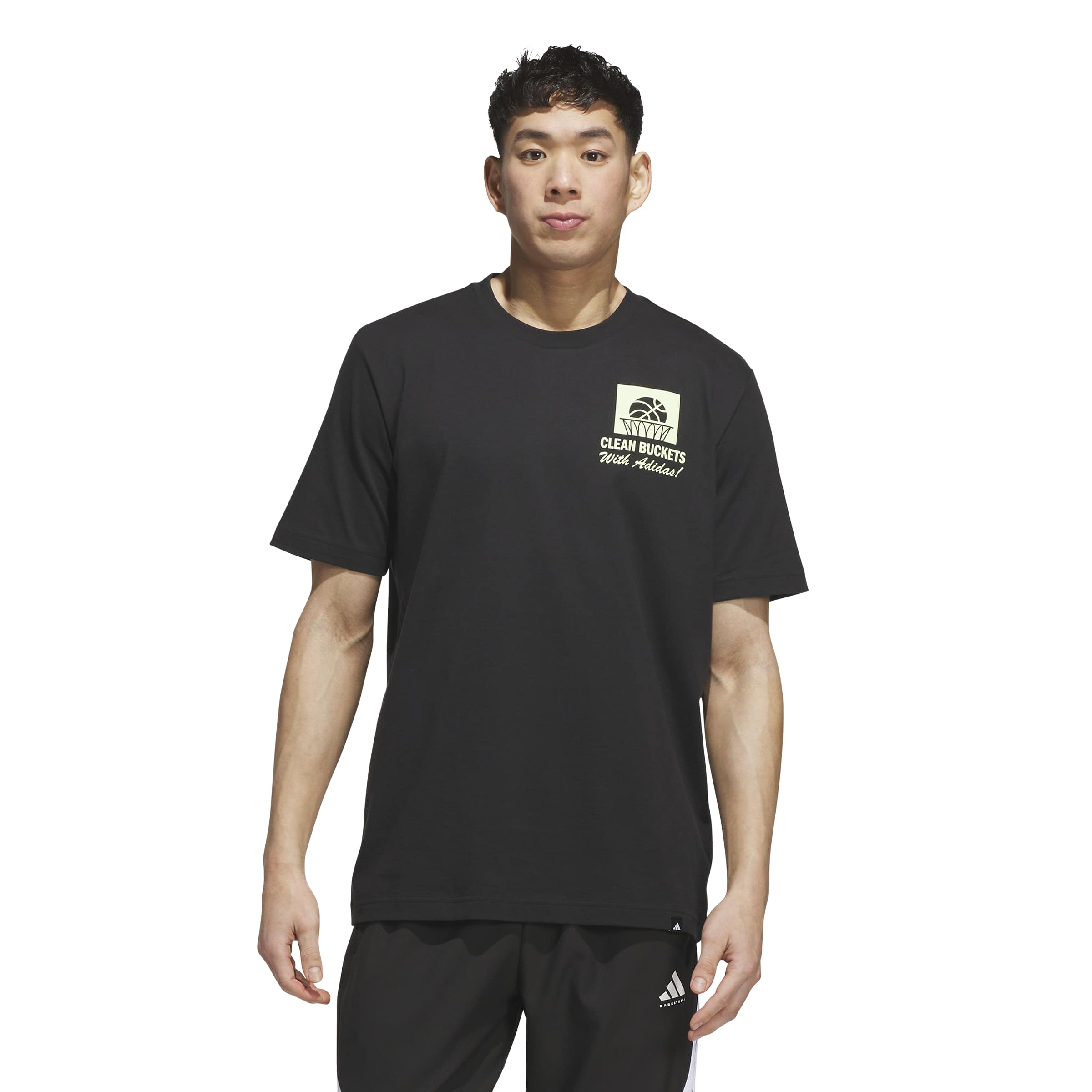 Adidas Polera Clean Buckets Hombre
