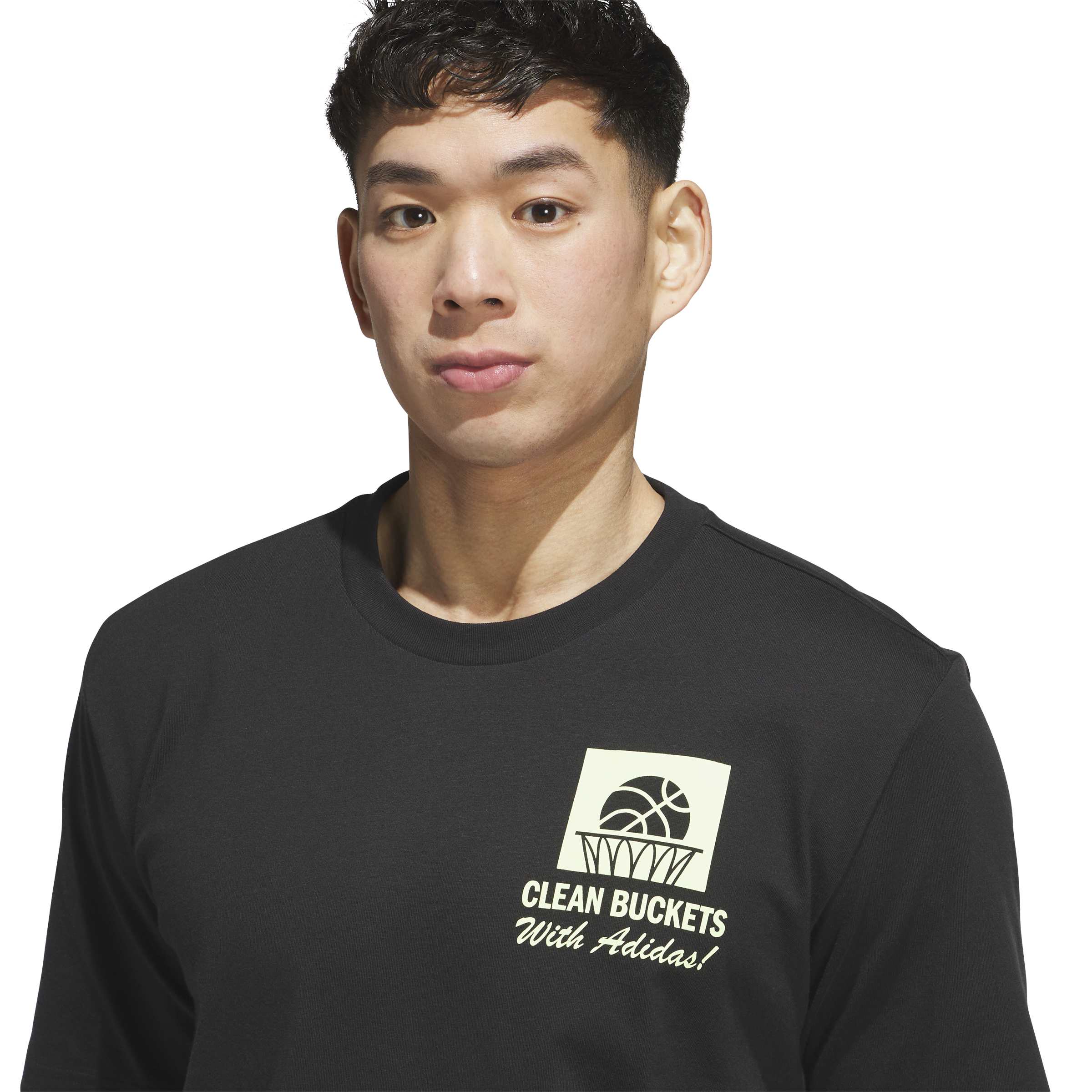 Adidas Polera Clean Buckets Hombre