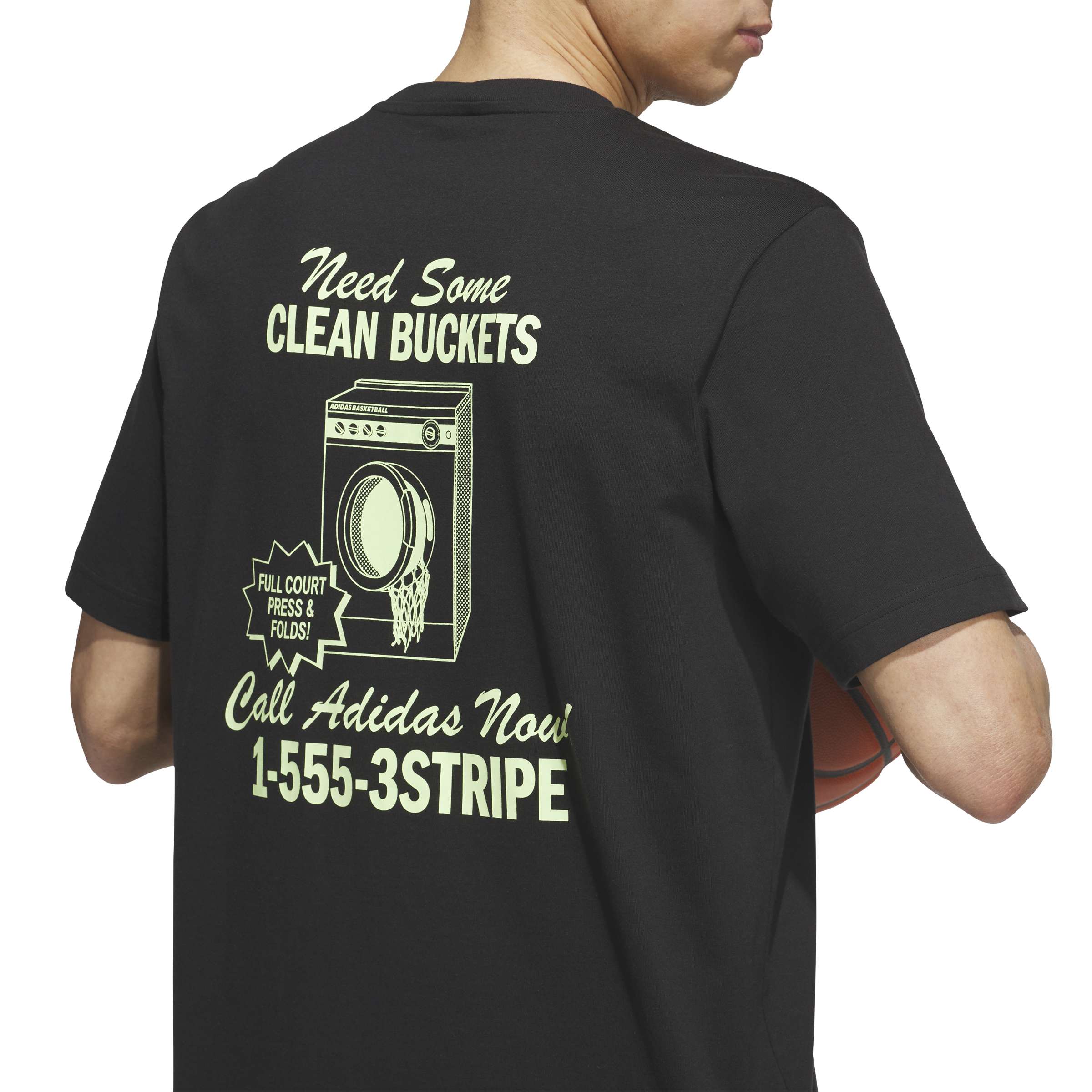 Adidas Polera Clean Buckets Hombre