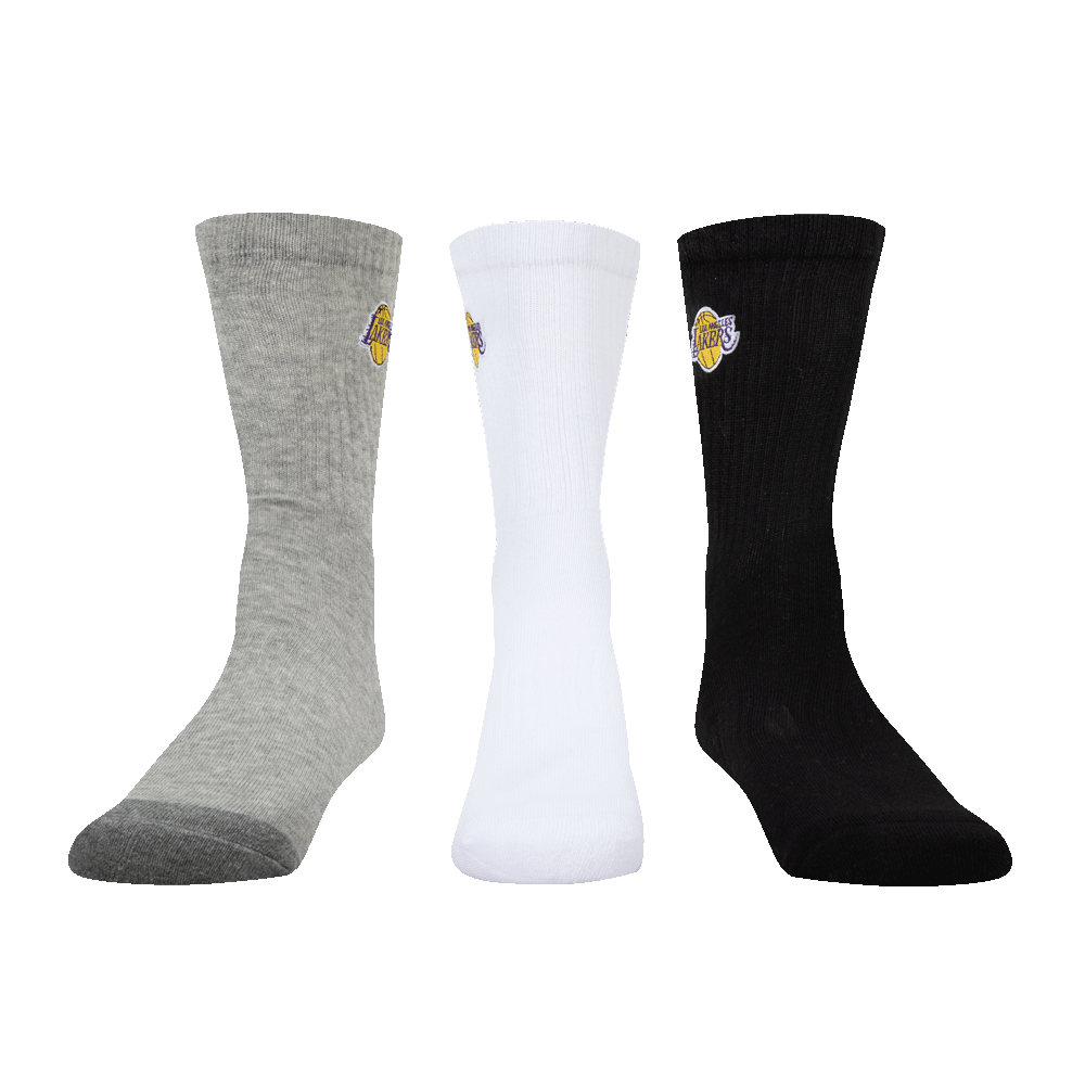NBA Pack 3 Calcetines Unisex Los Angeles Lakers