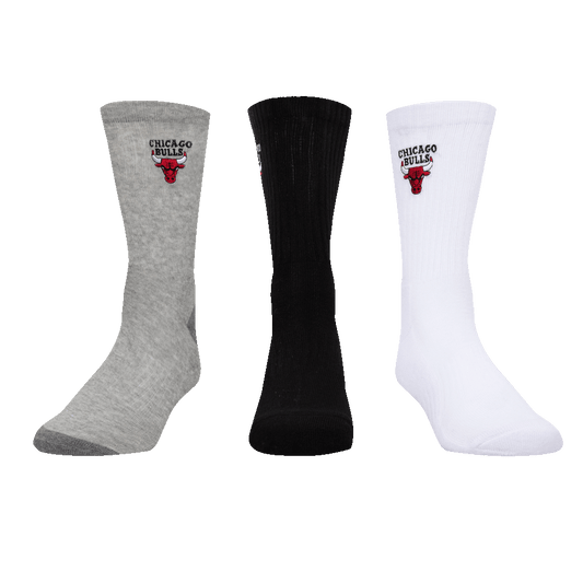 NBA Pack 3 Calcetín Unisex  Chicago Bulls