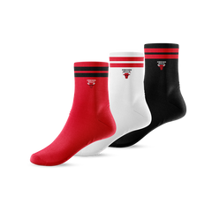 NBA Pack 3 Calcetín Unisex Chicago Bulls