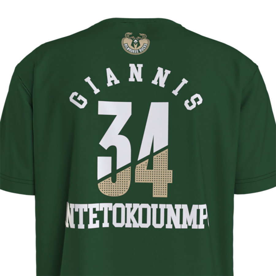 NBA Polera Hombre Milwaukee Bucks Giannis Antetokounmpo