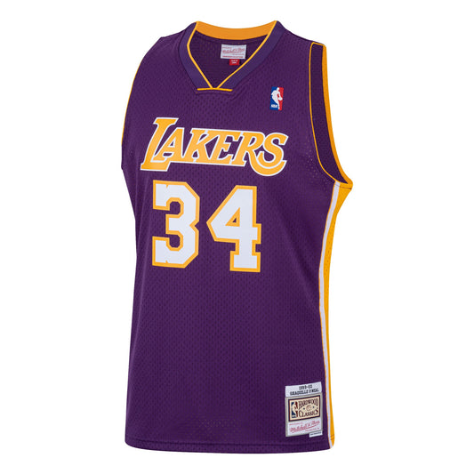 Mitchell & Ness Jersey Hombre Los Angeles Lakers Shaquille O'Neal