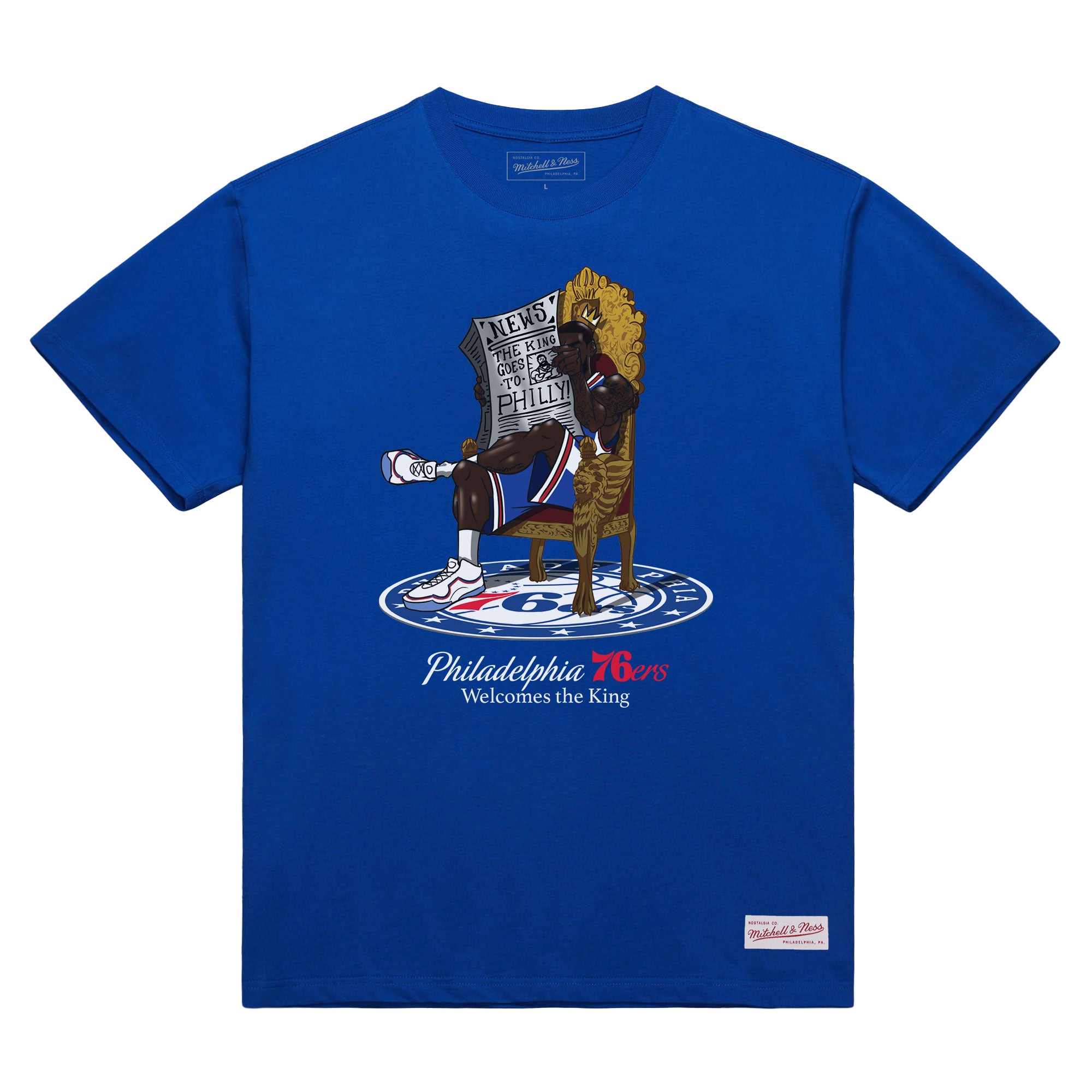 Mitchell and Ness Polera The King is here: Welcome to Philly