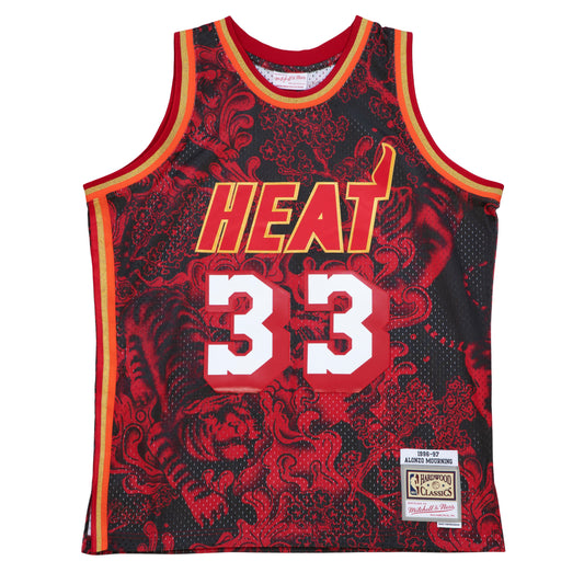 Mitchell & Ness Jersey Hombre Miami Heat Alonzo Mourning