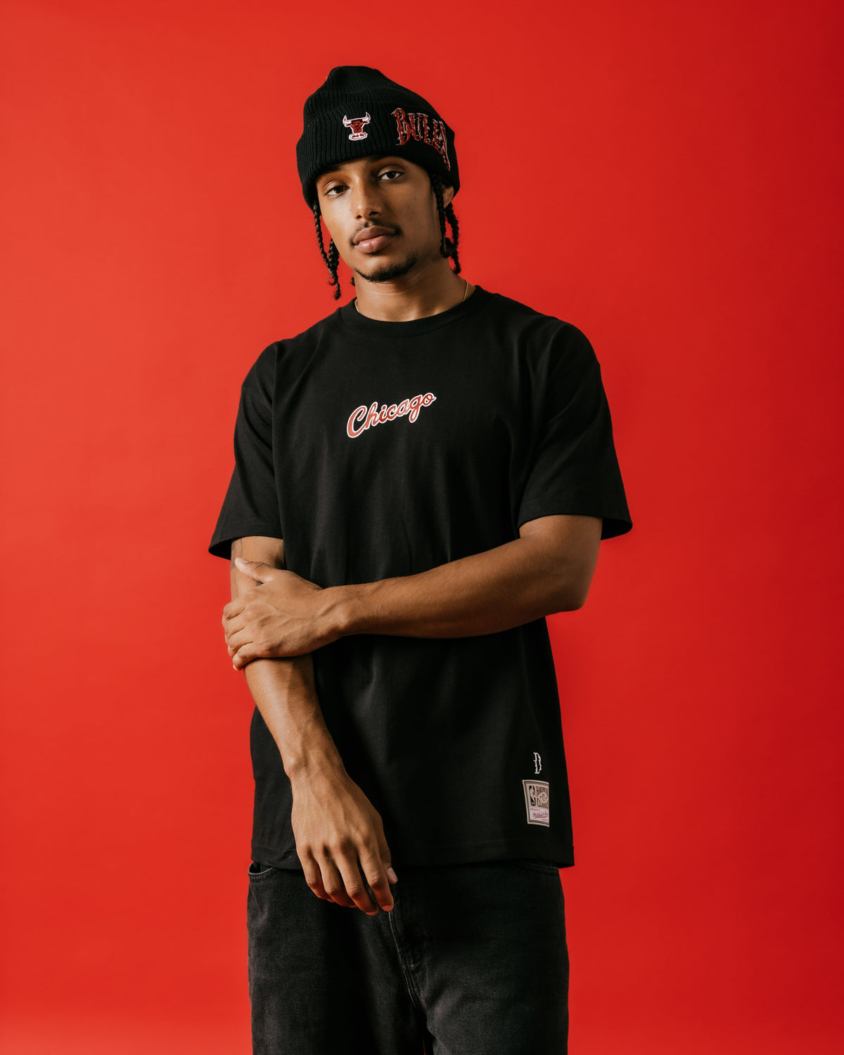 Mitchell & Ness x Suga Glitch Polera Hombre Chicago Bulls