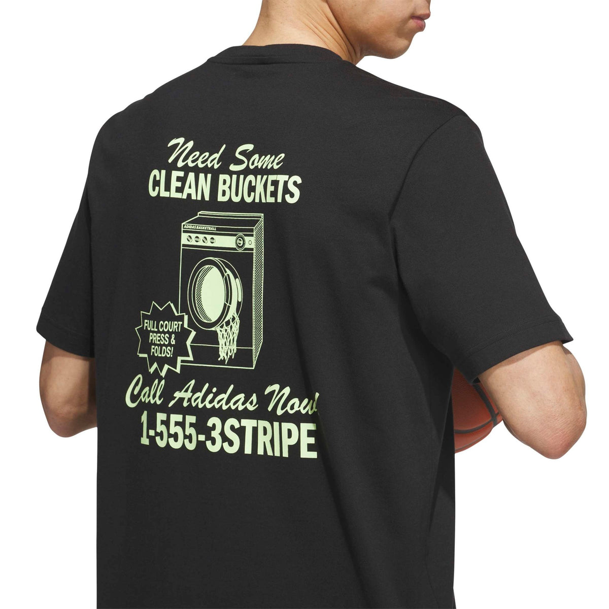 Adidas Polera Clean Buckets Hombre - NBA Store Chile