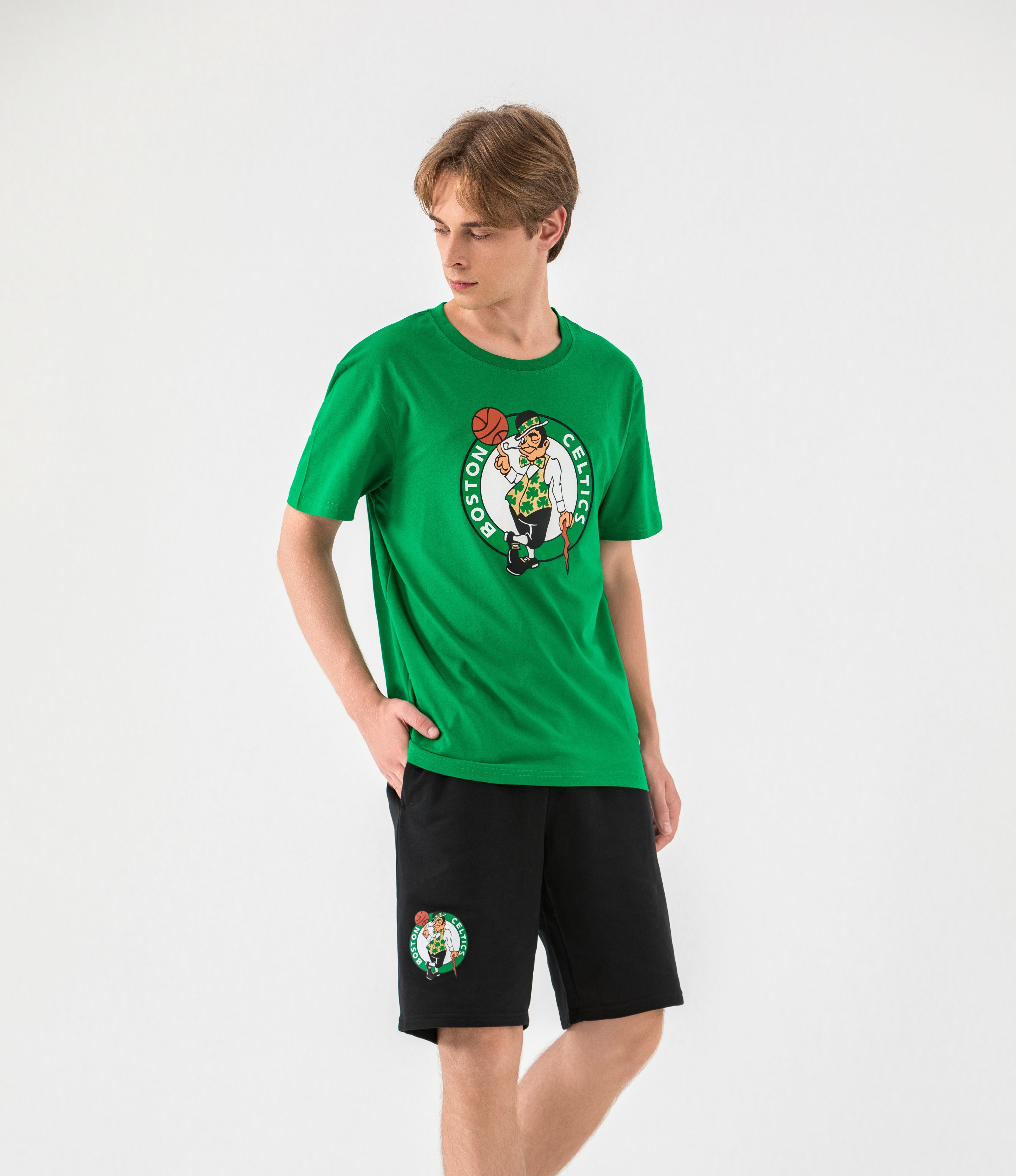 NBA Polera Hombre Primary Logo Boston Celtics