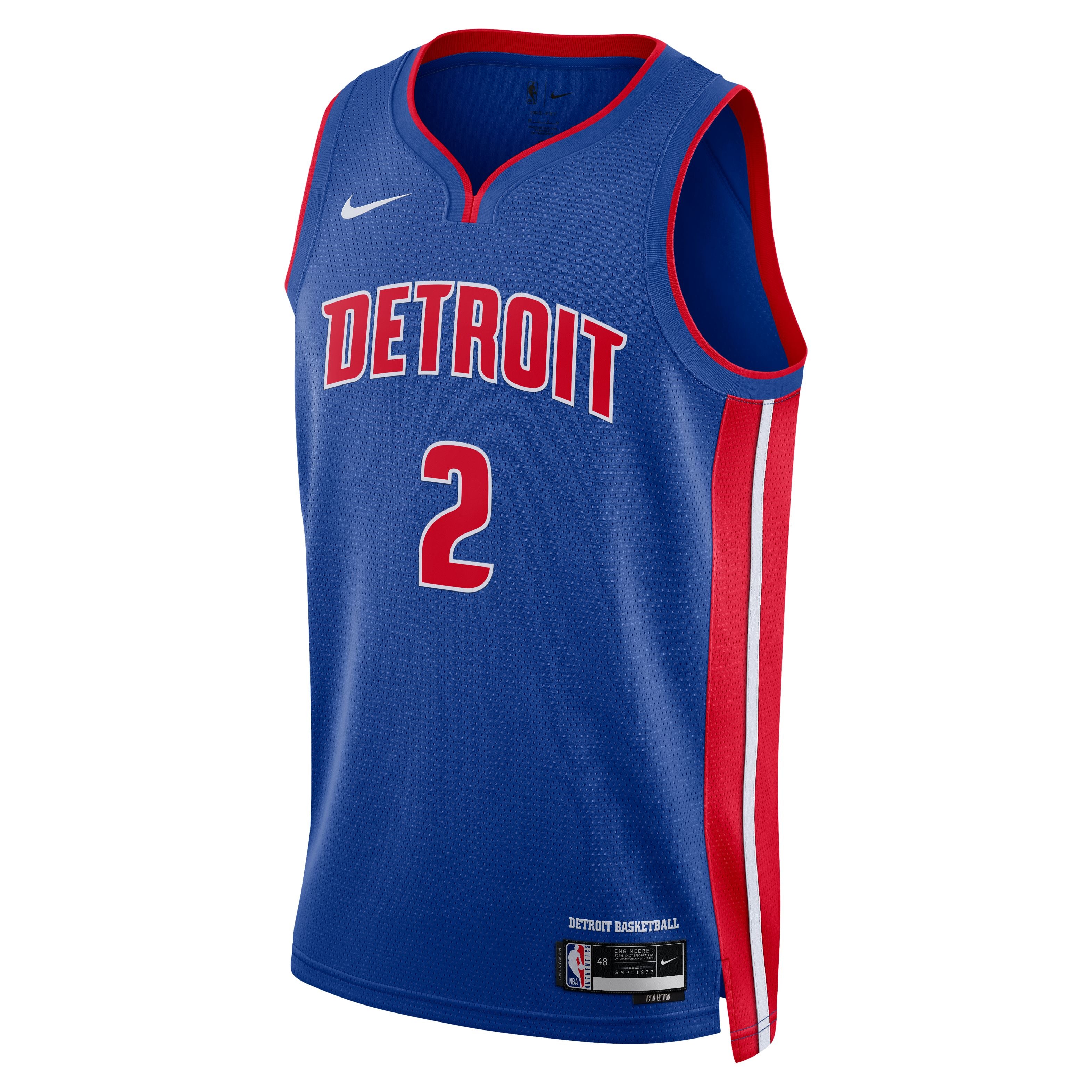 Nike Jersey Hombre Detroit Pistons Cade Cunningham Azul