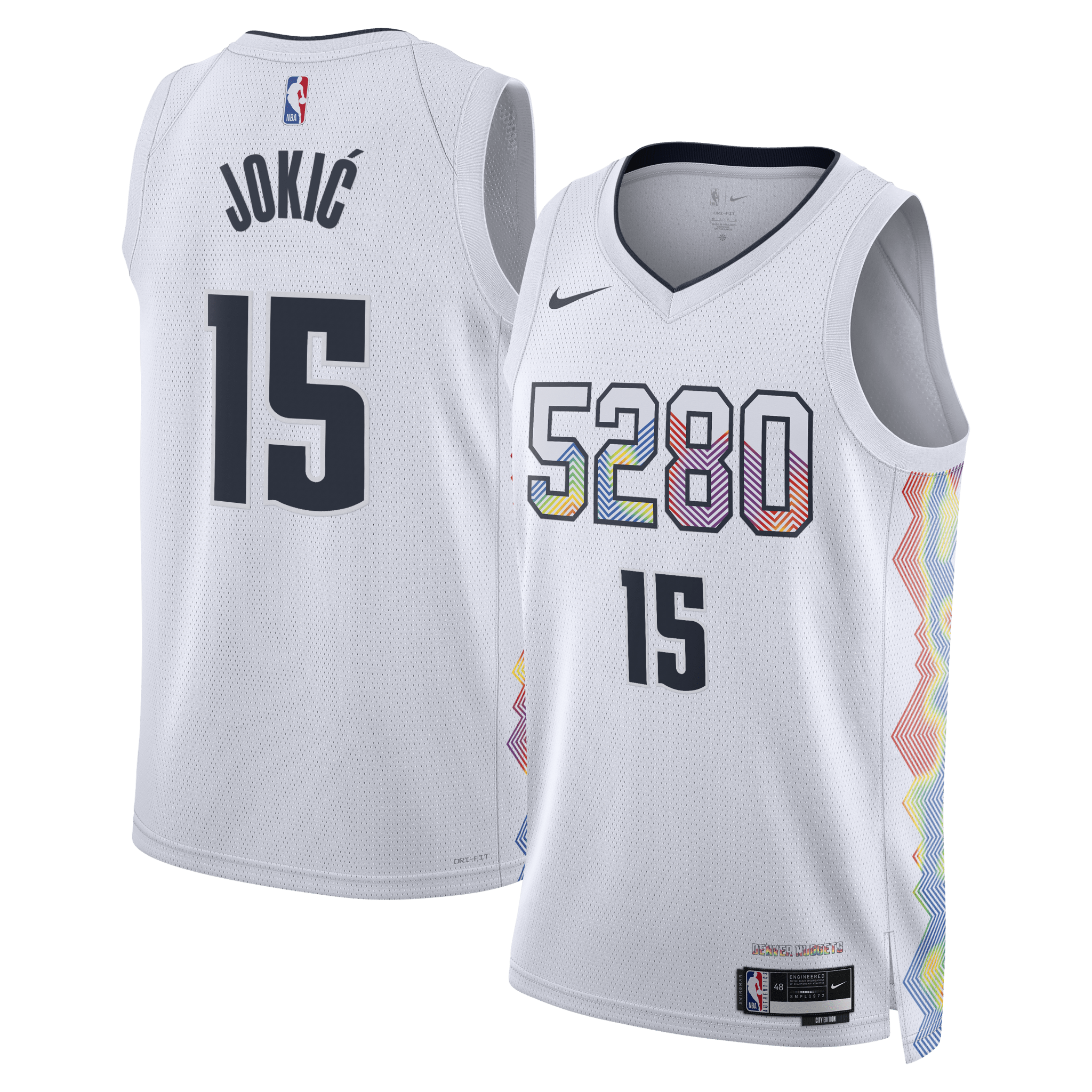 Nike Jersey City Edition Hombre Denver Nuggets Nikola Jokic