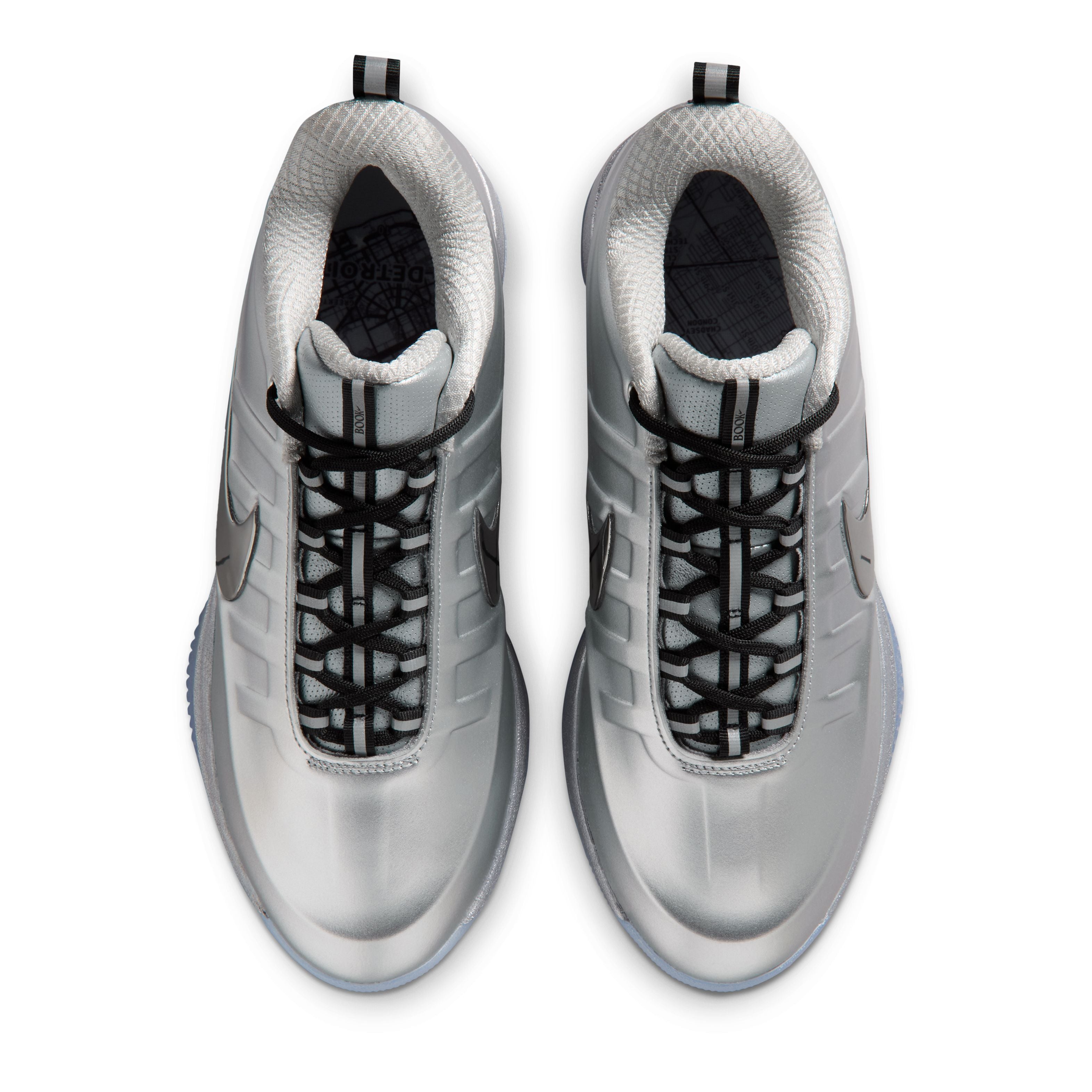 Nike Zapatilla Book 2 Hombre Plateada