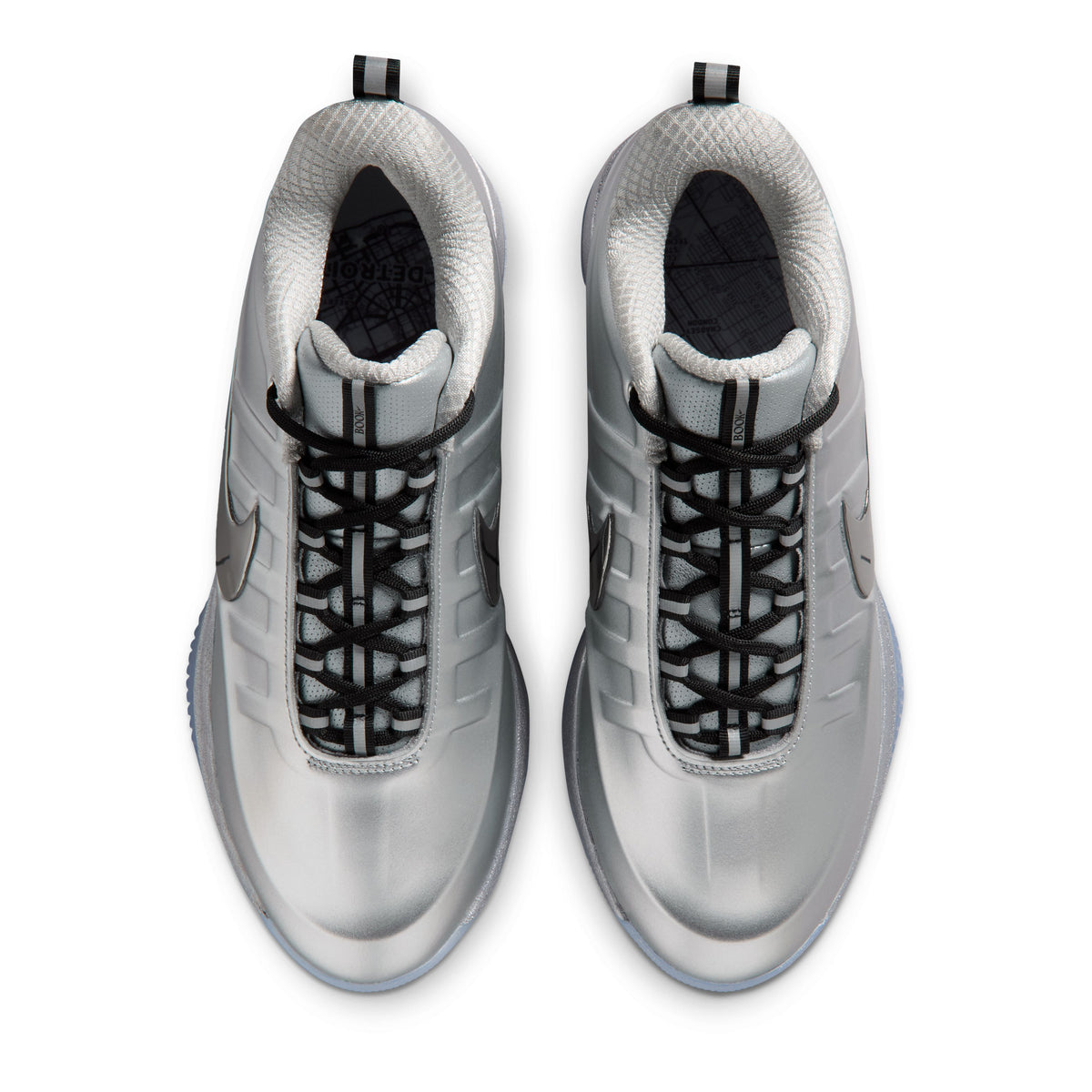 Nike Zapatilla Book 2 Hombre Plateada