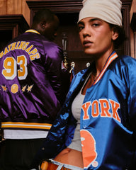 Mitchell And Ness Chaqueta Satin Hombre New York Knicks BAPE X M&N - NBA Store Chile