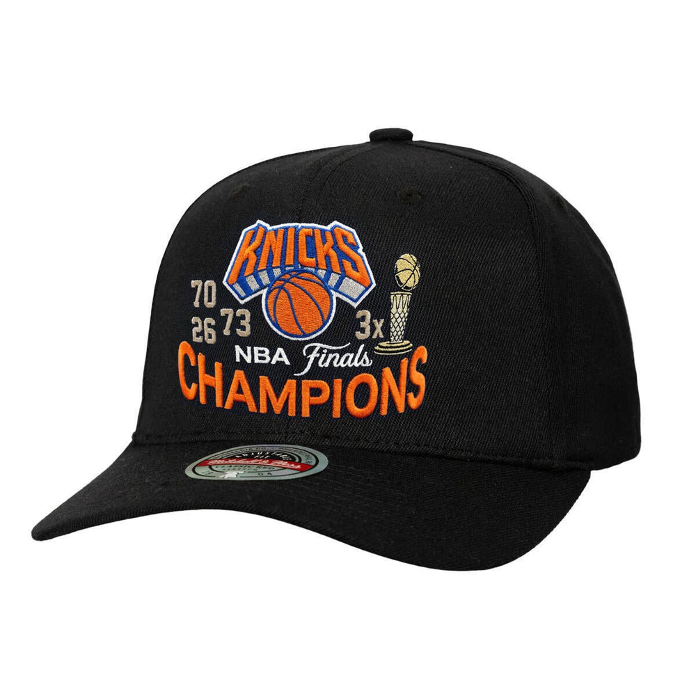Mitchell and Ness Gorra Champions Trophy Stretch Hombre New York Knicks Negro - NBA Store Chile