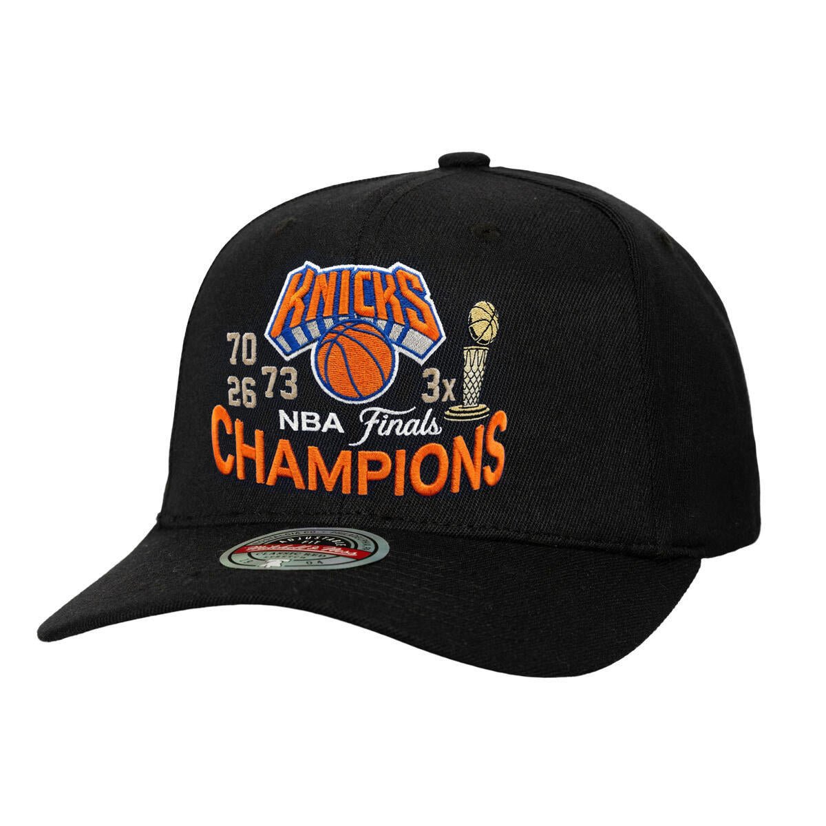 Mitchell and Ness Gorra Champions Trophy Stretch Hombre New York Knicks Negro - NBA Store Chile