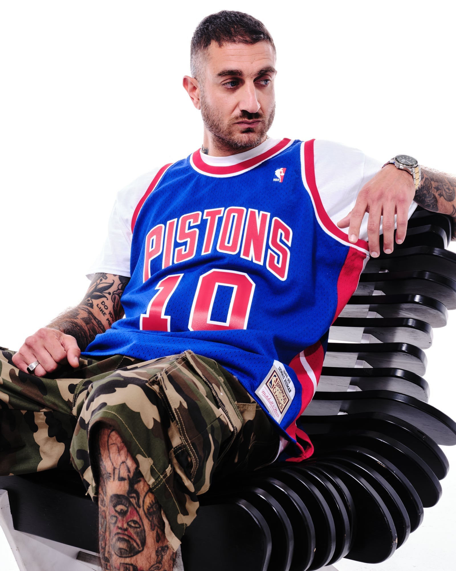 Mitchell And Ness Jersey Hombre Detroit Pistons Dennis Rodman - NBA Store Chile