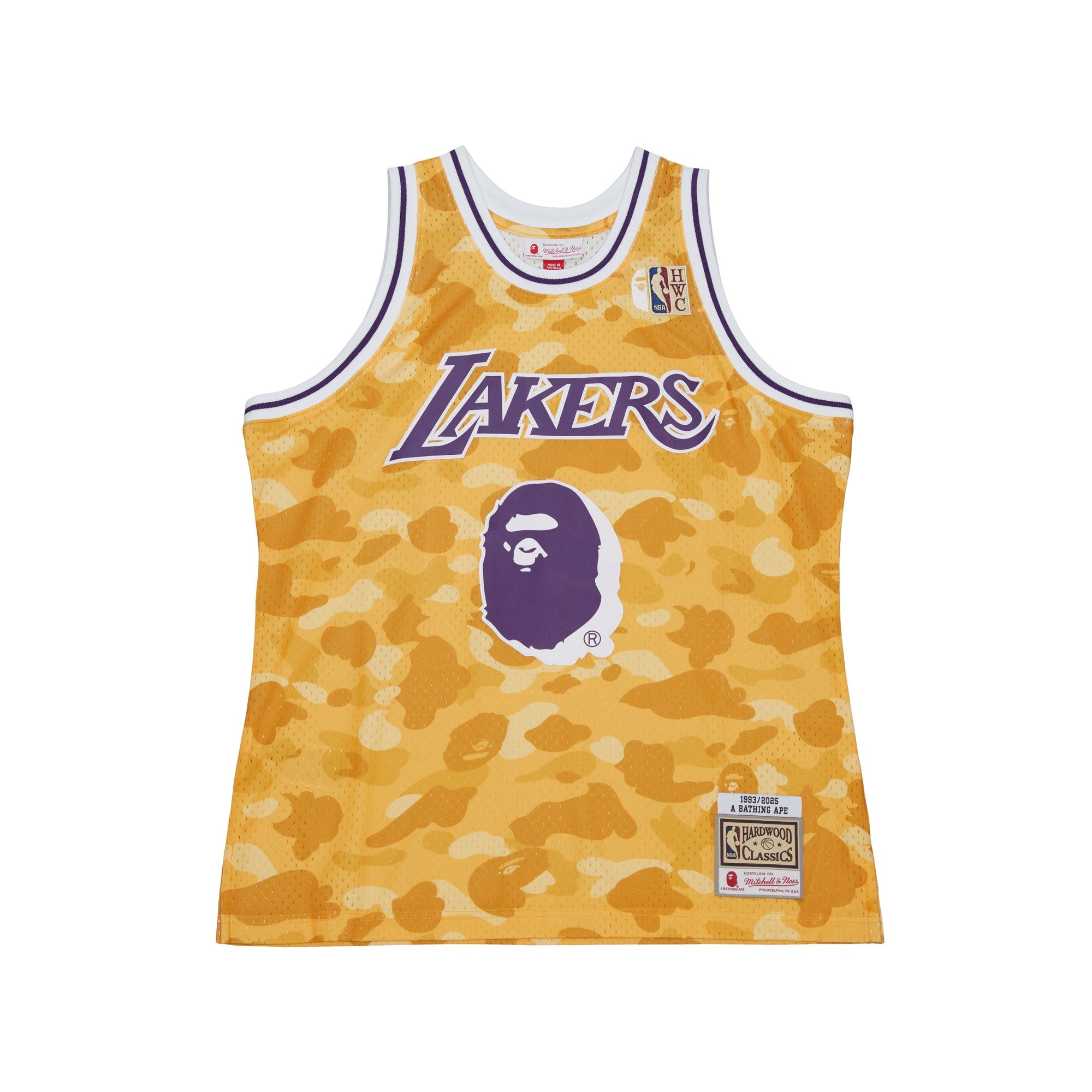 Mitchell And Ness Jersey Hombre Los Angeles Lakers BAPE X M&N - NBA Store Chile