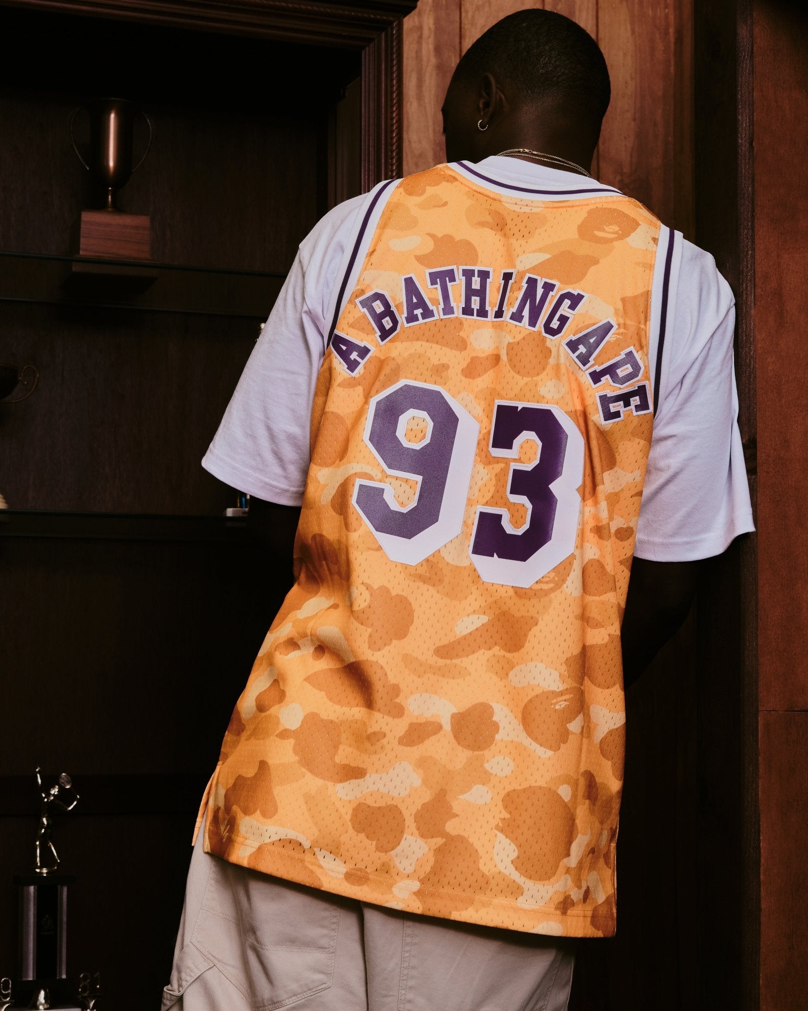 Mitchell And Ness Jersey Hombre Los Angeles Lakers BAPE X M&N - NBA Store Chile